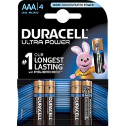 DURACELL Batt Ultra Power MN2400 AAA 1.5V 4 Stk