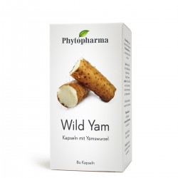 PHYTOPHARMA Wild Yam Kaps 400 mg 80 Stk