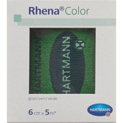 RHENA Color Elastische Binden 6cmx5m grün
