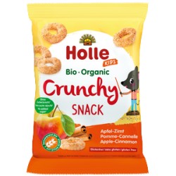 HOLLE Crunchy Snack Apfel Zimt Btl 25 g