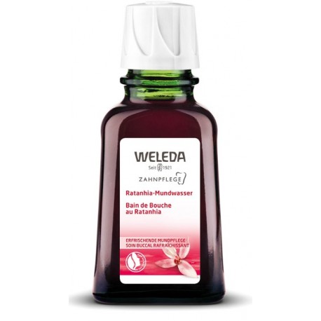 WELEDA Ratanhia Mundwasser konz Fl 50 ml