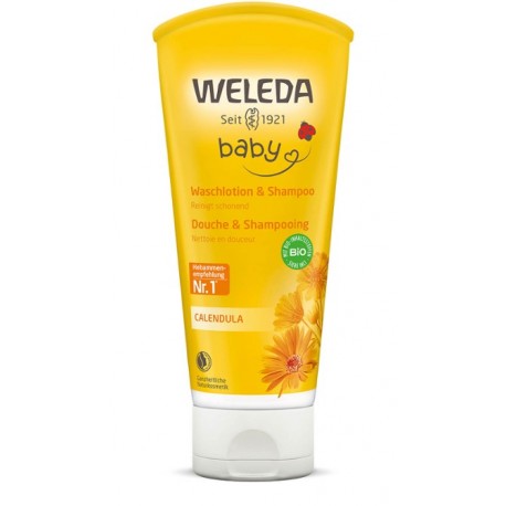 WELEDA BABY Calendula Waschlotion&Shampoo 200 ml