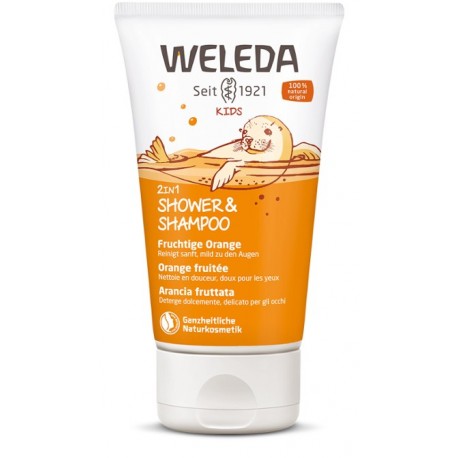 WELEDA KIDS 2in1 Shower&Shampoo Frucht Oran 150 ml