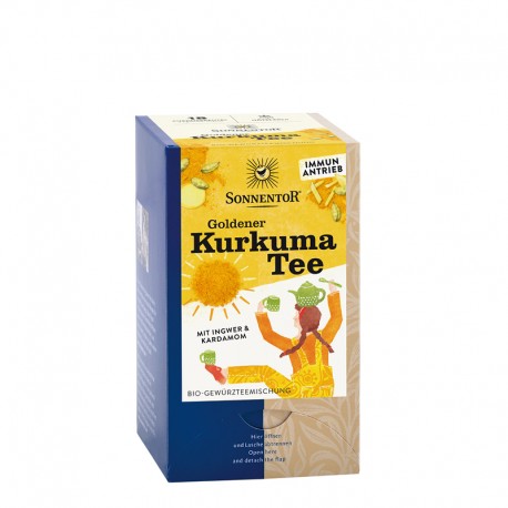 SONNENTOR goldener Kurkuma Tee Btl 18 Stk