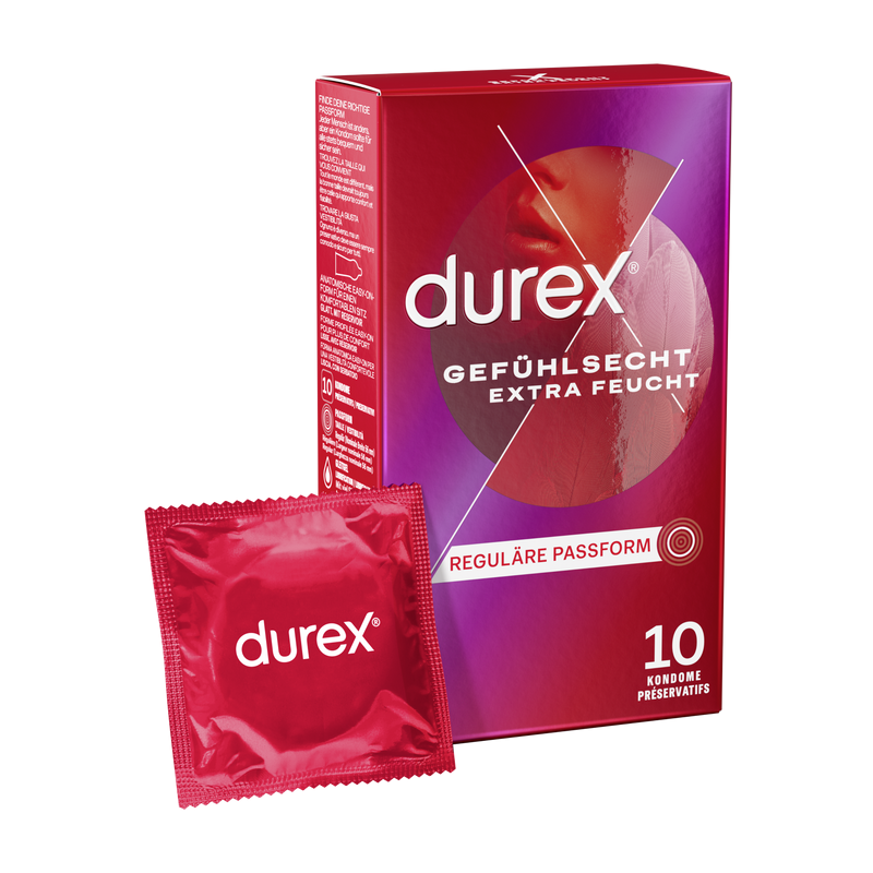 DUREX Gefühlsecht Präservativ extra feucht 10 Stk