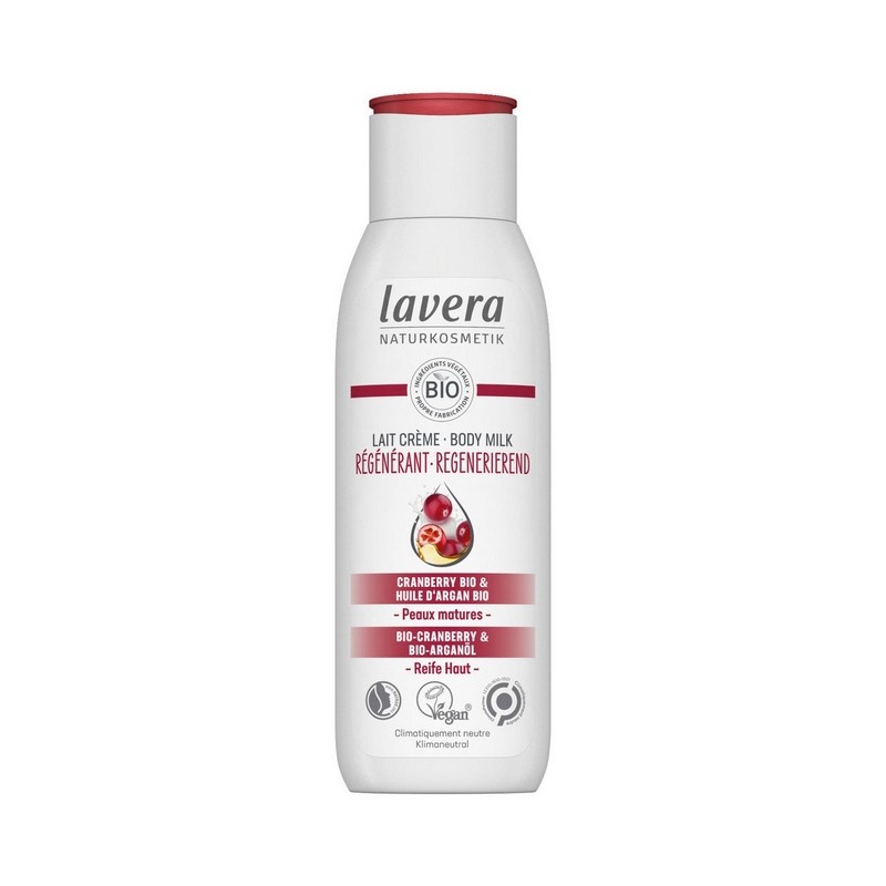 LAVERA Bodymilk regene bio Cranbe&bio Argan 200 ml