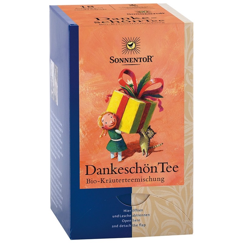 SONNENTOR Dankeschön Tee BIO 18 Btl 1.5 g