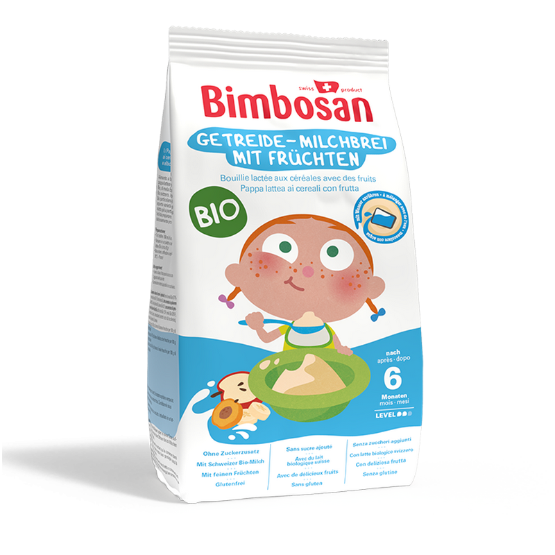 BIMBOSAN Bio-Getreide-Milchbrei Früchten 300 g