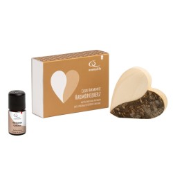 AROMALIFE Geschenkset Harmonie Herz 7cm Holz