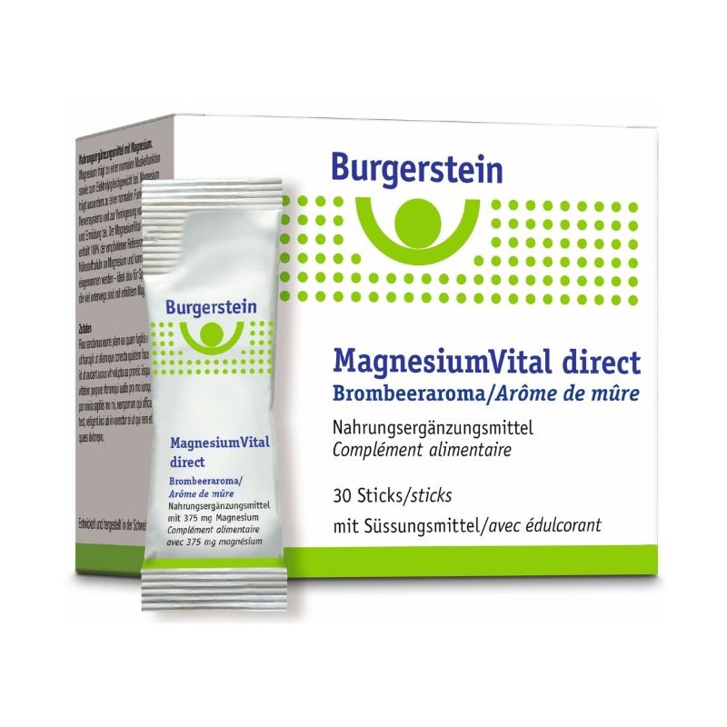 BURGERSTEIN Magnesiumvital direct Stick 30 Stk